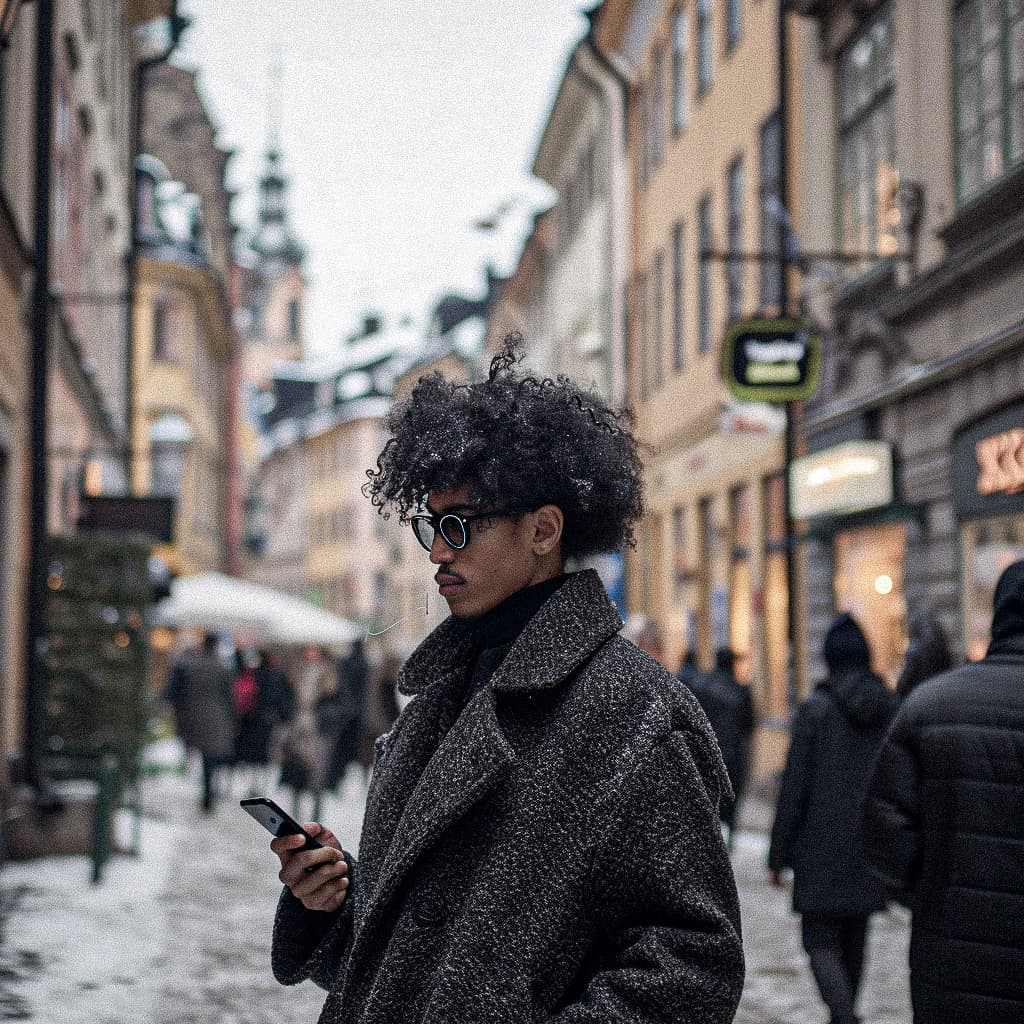 kille solglasögon med telefon